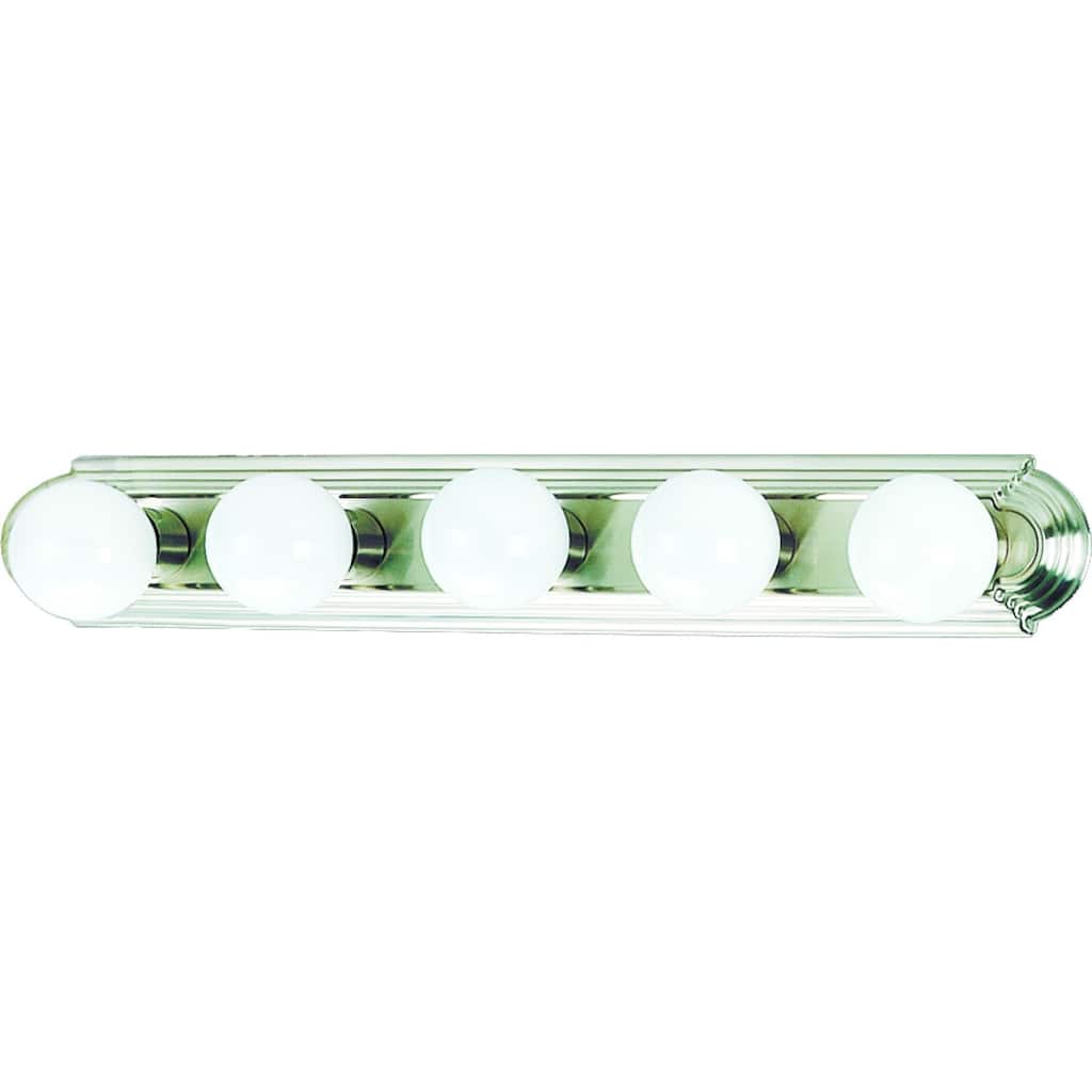 Volume Lighting 5-Light Brushed Nickel Vanity