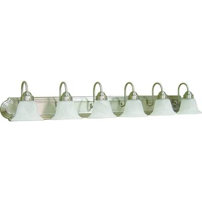Volume Lighting Marti 6-Light Indoor Brushed Nickel Vanity