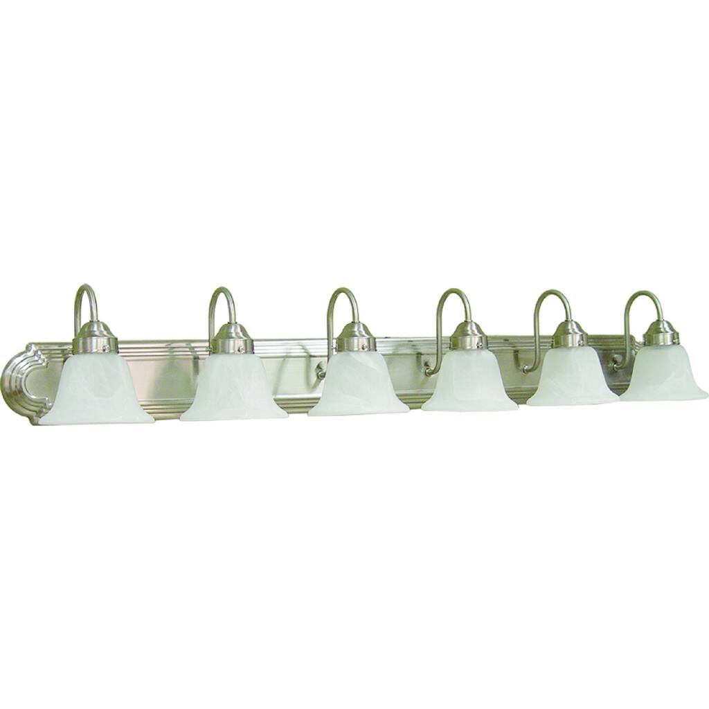 Volume Lighting Marti 6-Light Indoor Brushed Nickel Vanity