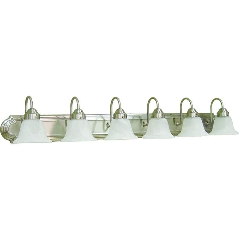 Volume Lighting Marti 6-Light Indoor Brushed Nickel Vanity