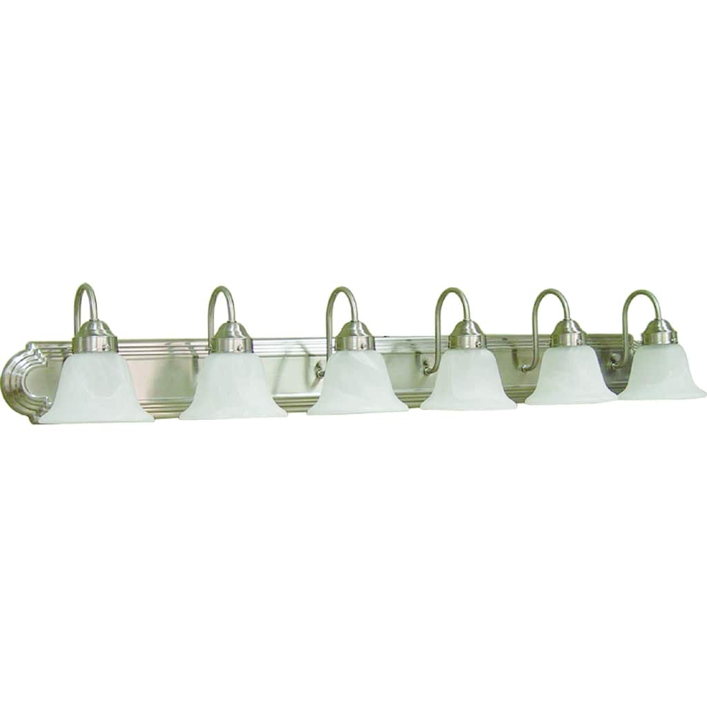 Volume Lighting Marti 6-Light Indoor Brushed Nickel Vanity