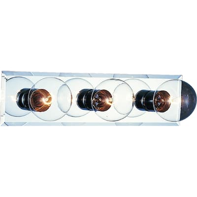 Volume Lighting 3-Light Chrome Vanity