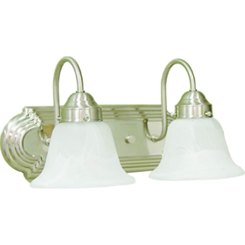 Volume Lighting Marti 2-Light Indoor Brushed Nickel Bath