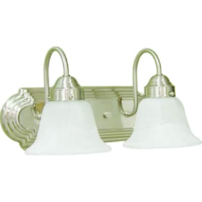Volume Lighting Marti 2-Light Indoor Brushed Nickel Bath