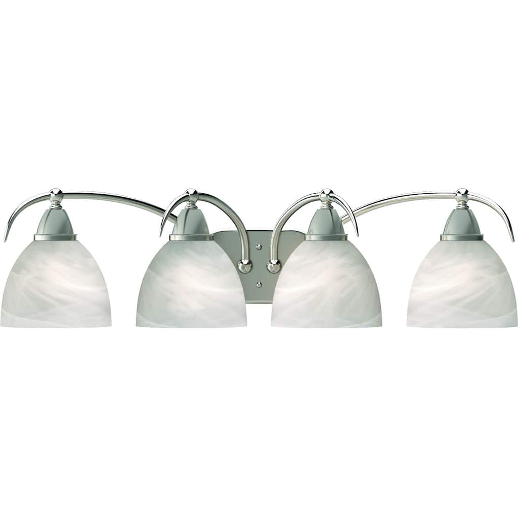 Volume Lighting Kora 4-Light Indoor Brushed Nickel Vanity