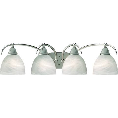 Volume Lighting Kora 4-Light Indoor Brushed Nickel Vanity