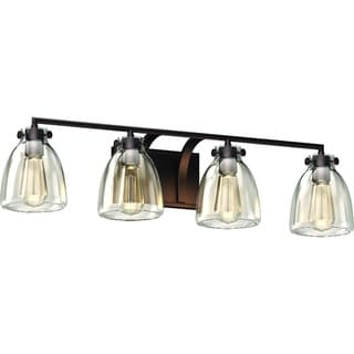 Volume Lighting 4-Light Indoor Antique Bronze Vintage-Inspired Vanity