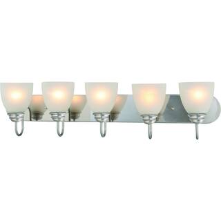 Volume Lighting Mari 5-Light Indoor Brushed Nickel Bath or Vanity