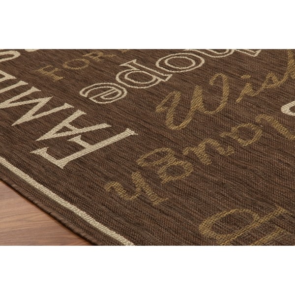Fw Collection Home Family Polypropylene Indoor Outdoor Area Rug Overstock 27775893