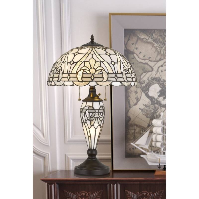 Tiffany Table Lamp with Night Light - 24.50
