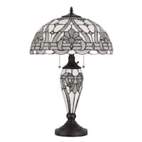 Tiffany Style White Table Lamp Amora Lighting - Bed Bath & Beyond ...