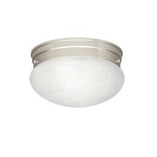 Kichler Lighting Ceiling Space 1-Light Flush Mount Brushed Nickel