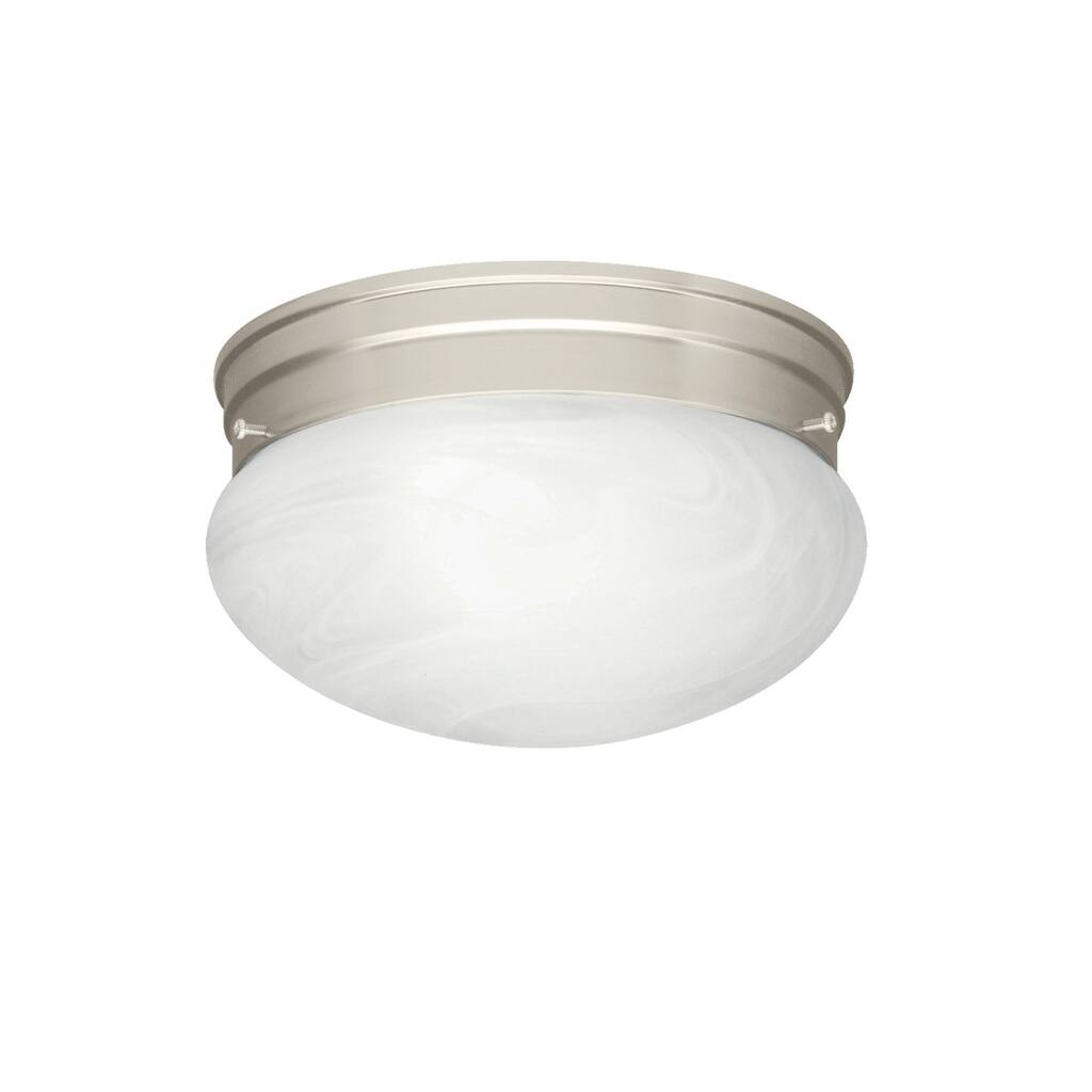 Kichler Lighting Ceiling Space 1-Light Flush Mount Brushed Nickel