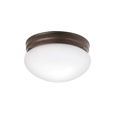 Kichler Lighting Ceiling Space 2-Light Flush Mount Light Olde Bronze