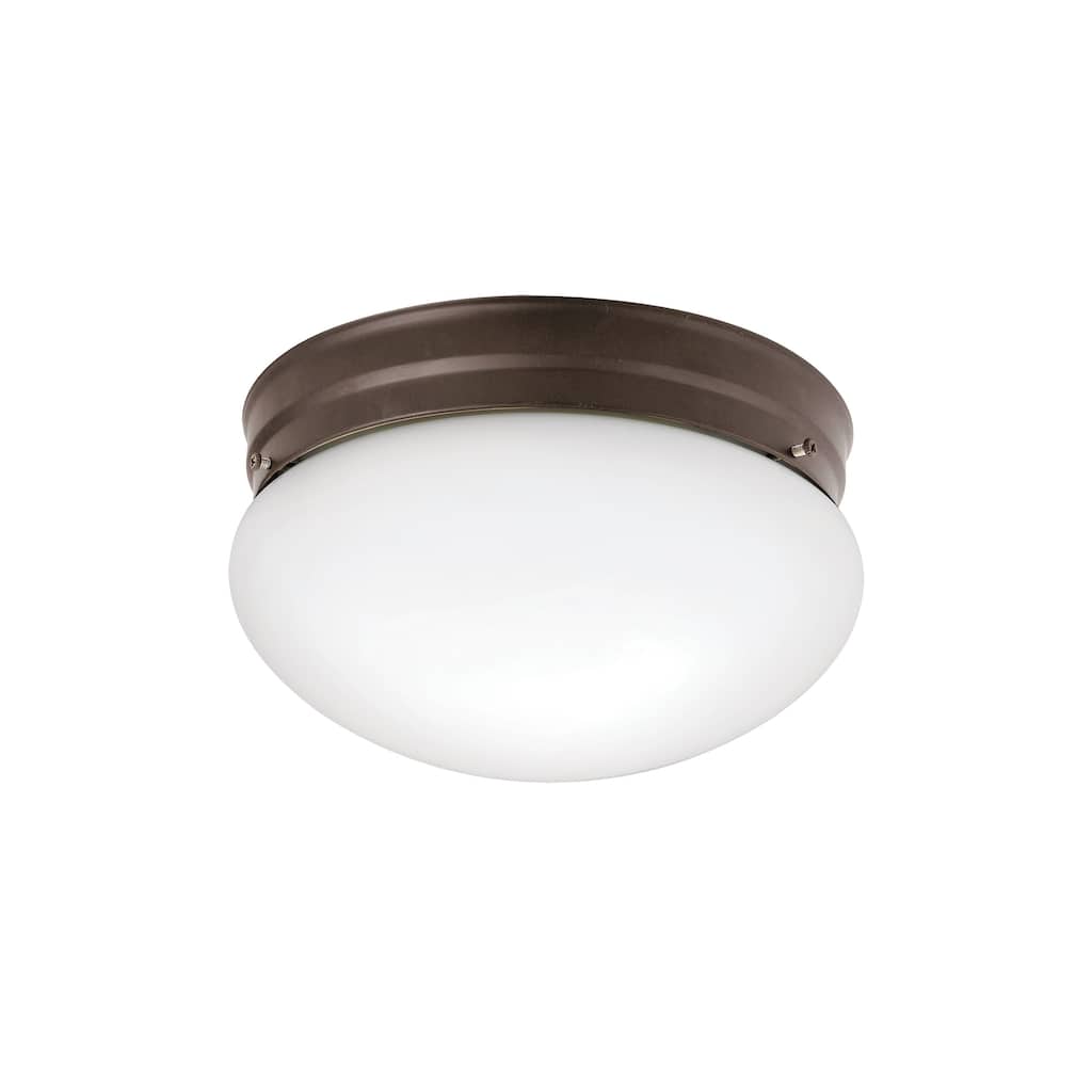 Kichler Lighting Ceiling Space 2-Light Flush Mount Light Olde Bronze