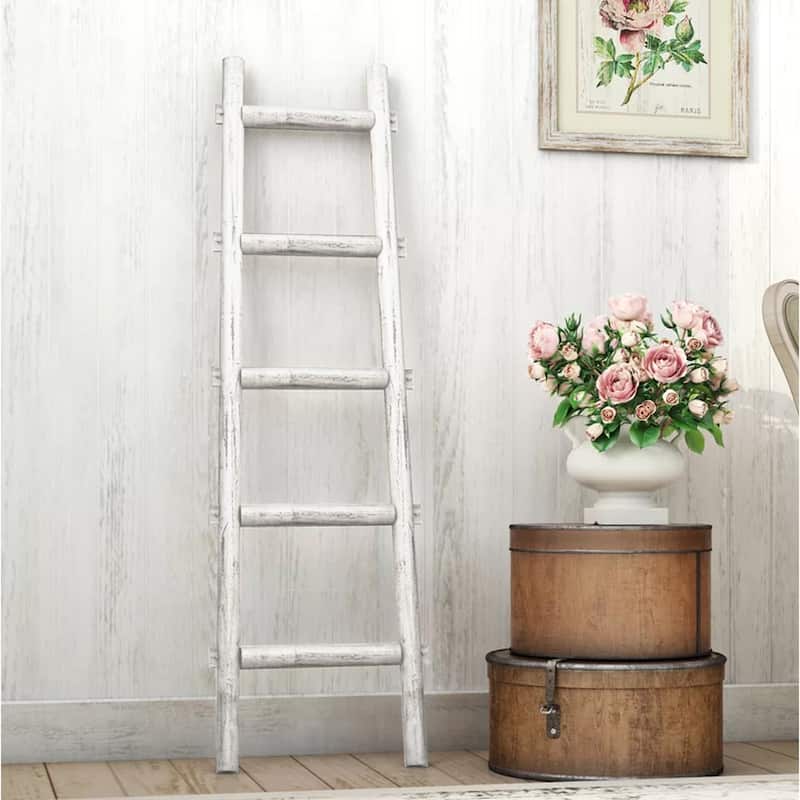Wooden Ladder White