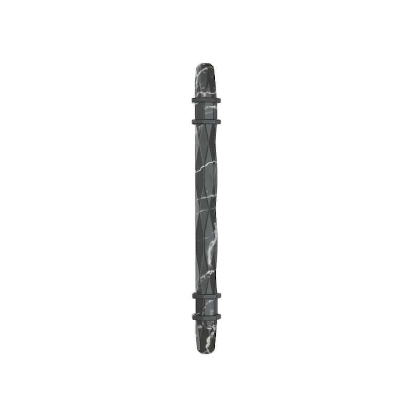 Carrione 5-1/16 in (128 mm) Center-to-Center Marble Black/Black Bronze Cabinet Pull
