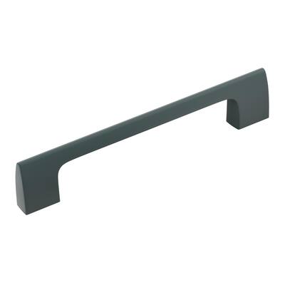 Riva 5-1/16 in (128 mm) Center-to-Center Matte Black Cabinet Pull - Matte Black - 5 1/16 in. Center-to-Center