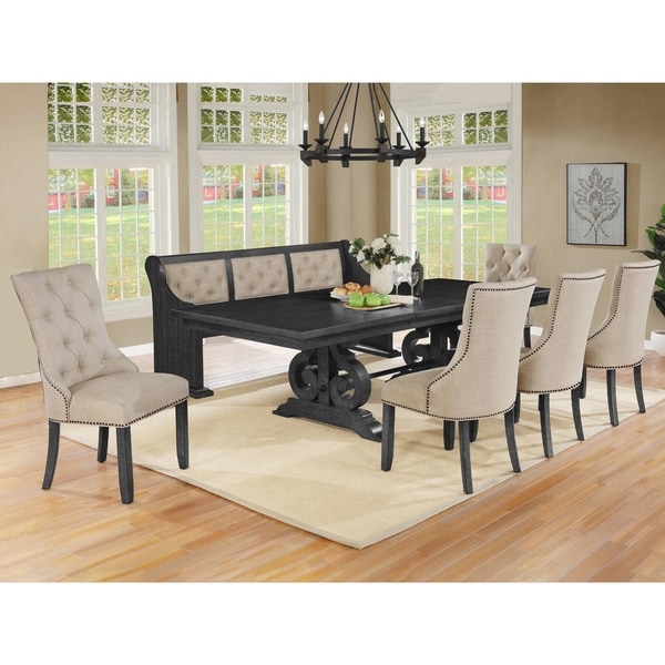 Best Quality Furniture Dining Sets with Tufted Backrest