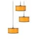preview thumbnail 13 of 29, Woodbridge Lighting Drum 3-Light Cluster Pendant
