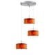 preview thumbnail 30 of 29, Woodbridge Lighting Drum 3-Light Cluster Pendant