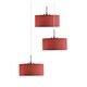preview thumbnail 23 of 29, Woodbridge Lighting Drum 3-Light Cluster Pendant
