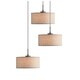 preview thumbnail 2 of 29, Woodbridge Lighting Drum 3-Light Cluster Pendant