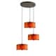 preview thumbnail 14 of 29, Woodbridge Lighting Drum 3-Light Cluster Pendant
