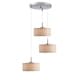 preview thumbnail 16 of 29, Woodbridge Lighting Drum 3-Light Cluster Pendant