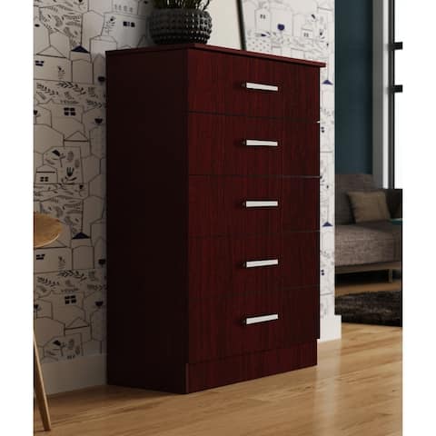 Hanover Contemporary Mahogany 5-drawer Chest
