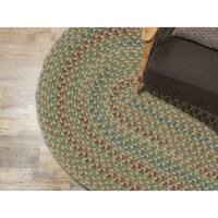 Colonial Mills Wayland Rustic Farmhouse Braided Multicolor Round