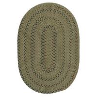 Colonial Mills Worley Rustic Farmhouse Braided Multicolor Oval Rug