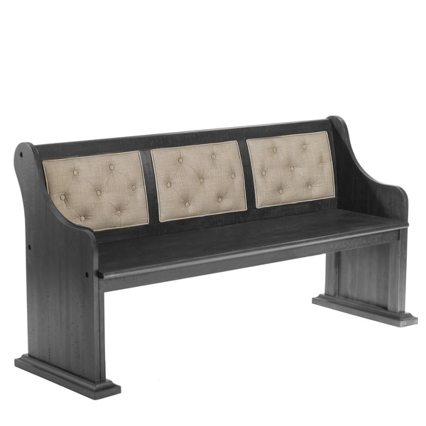 dining bench seat with backrest