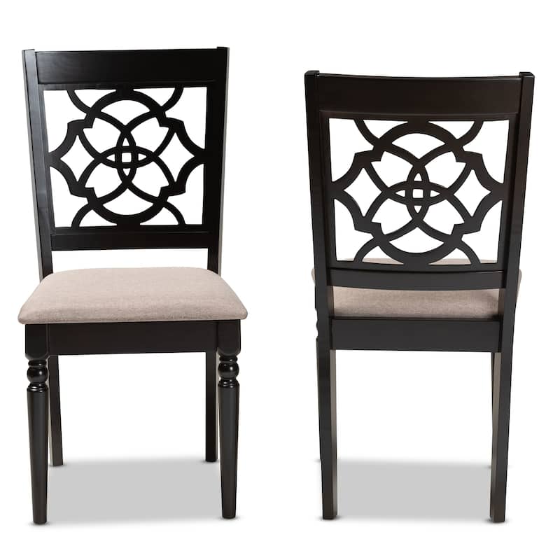 Copper Grove Venilale Cushioned Armless Dining Chairs (Set of 2)