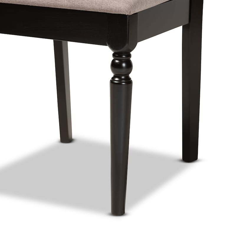 Copper Grove Venilale Cushioned Armless Dining Chairs (Set of 2)