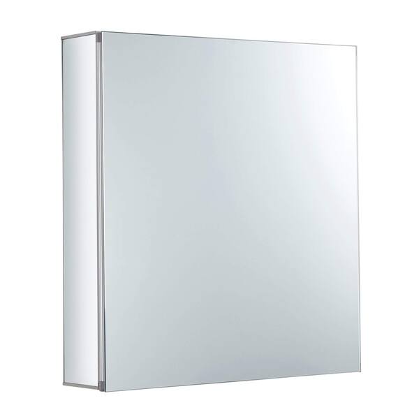 Shop Bathroom Medicine Cabinet Aluminum Recessed Surface Mount Right Left Hinged Mirrored Interior Overstock 31002397