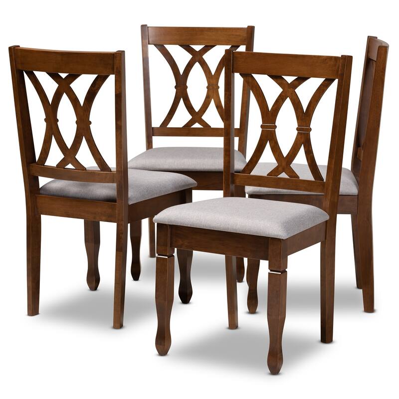 Copper Grove Nelson Armless Cushioned Dining Chairs - Set of 4