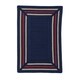 preview thumbnail 3 of 2, Colonial Mills Pavetta Indoor Outdoor Braided Rug 10x13 - Navy