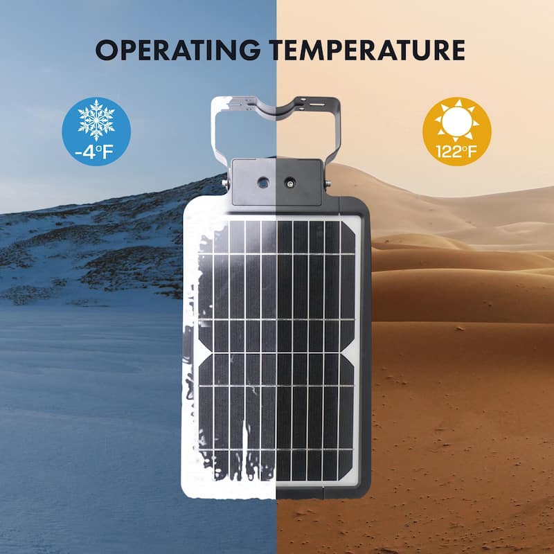 Wagan 1600 Lumens Solar Powered Street Light (Head Only) - 1