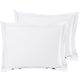 preview thumbnail 176 of 175, Nestl Soft Double Brushed Microfiber Pillow Shams - Set of 2 Standard 20" x 26" - White