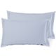 preview thumbnail 108 of 175, Nestl Soft Double Brushed Microfiber Pillow Shams - Set of 2 King 20" x 30" - Ice Blue