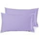 preview thumbnail 109 of 175, Nestl Soft Double Brushed Microfiber Pillow Shams - Set of 2 King 20" x 30" - Lavender