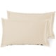 preview thumbnail 100 of 175, Nestl Soft Double Brushed Microfiber Pillow Shams - Set of 2 King 20" x 30" - Beige Cream