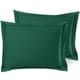 preview thumbnail 150 of 175, Nestl Soft Double Brushed Microfiber Pillow Shams - Set of 2 Standard 20" x 26" - Hunter Green