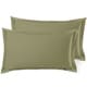 preview thumbnail 126 of 175, Nestl Soft Double Brushed Microfiber Pillow Shams - Set of 2 King 20" x 30" - Sage Olive Green