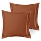 preview thumbnail 36 of 175, Nestl Soft Double Brushed Microfiber Pillow Shams - Set of 2