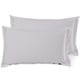 preview thumbnail 103 of 175, Nestl Soft Double Brushed Microfiber Pillow Shams - Set of 2 King 20" x 30" - Light Gray Lavender