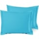 preview thumbnail 135 of 175, Nestl Soft Double Brushed Microfiber Pillow Shams - Set of 2 Standard 20" x 26" - Beach Blue