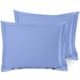 preview thumbnail 139 of 175, Nestl Soft Double Brushed Microfiber Pillow Shams - Set of 2 Standard 20" x 26" - Calm Blue