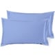 preview thumbnail 95 of 175, Nestl Soft Double Brushed Microfiber Pillow Shams - Set of 2 King 20" x 30" - Calm Blue